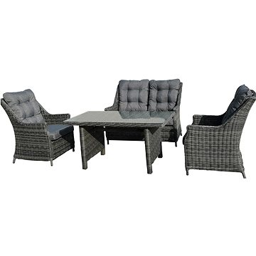 

ROJAPLAST Set zahradního nábytku NEW YORK DINING, včetně polstrů