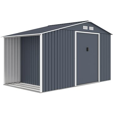 

ROJAPLAST Domek zahradní LUKE B, šedý 202 × 342 × 191 cm