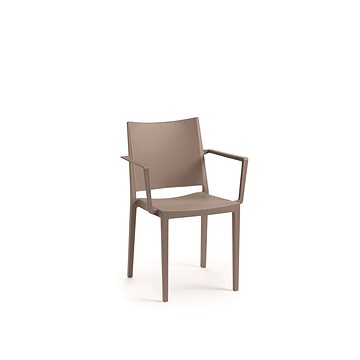 

ROJAPLAST Židle zahradní MOSK ARMCHAIR, taupe