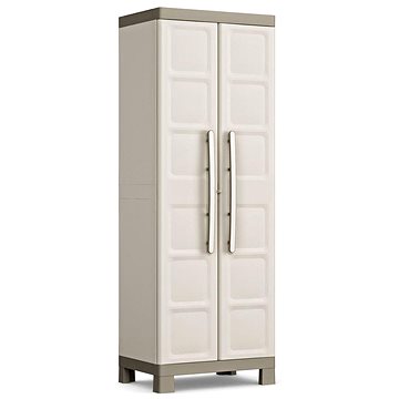 

KIS Zahradní skříň EXCELLENCE HIGH, 182 × 65 × 45 cm, béžová/hnědá