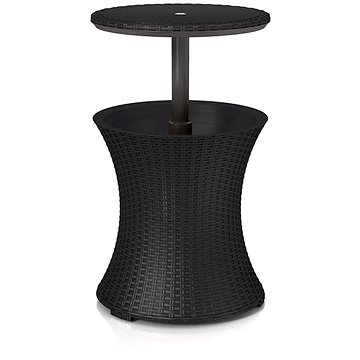 

KETER Zahradní stůl COOL BAR RATTAN, grafit 50 cm
