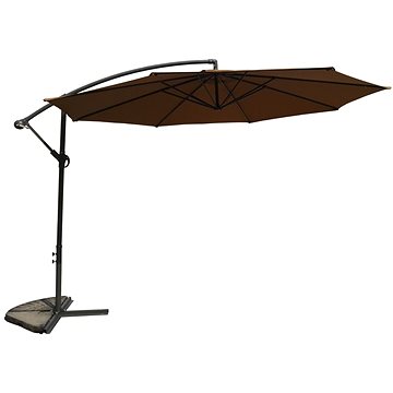 

ROJAPLAST Slunečník zahradní, 350 cm, hnědý