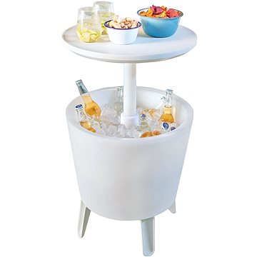 

KETER Zahradní stůl COOL BAR ILLUMINATED, 50 cm, bílý