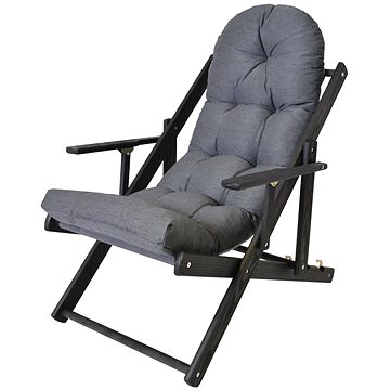 

ROJAPLAST Zahradní křeslo BORNEO, antracit