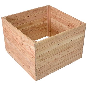 

ROJAPLAST Záhon vyvýšený Premium, dřevo, modřín 70 × 70 × 50 cm
