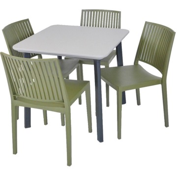 

ROJAPLAST Set zahradního nábytku ITALIA BALCONY zahradní stůl 1 + 4 zahradní židle BARS