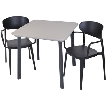 

ROJAPLAST Set zahradního nábytku ITALIA BALCONY zahradní stůl 1 + 2 zahradní židle MARE ARMCHAIR