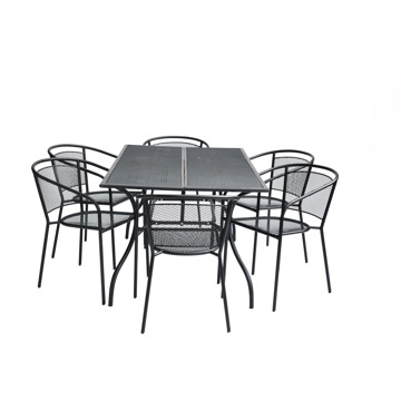 

ROJAPLAST Set zahradního nábytku ZWMT-83 zahradní stůl 1 + 6 zahradních židlí ZWMC-32