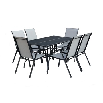 

ROJAPLAST Set zahradního nábytku ZWMT-83 zahradní stůl 1 + 6 zahradních židlí XT1012C