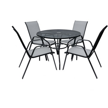 

ROJAPLAST Set zahradního nábytku ZWMT-51 zahradní stůl 1 + 4 zahradní židle XT1012C