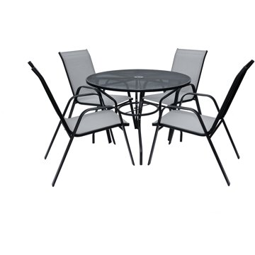 

ROJAPLAST Set zahradního nábytku ZWMT-51 zahradní stůl 1 + 4 zahradní židle XT1012C