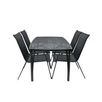 

ROJAPLAST Set zahradního nábytku ZWMT-24 zahradní stůl 1 + 4 zahradní židle XT1012C