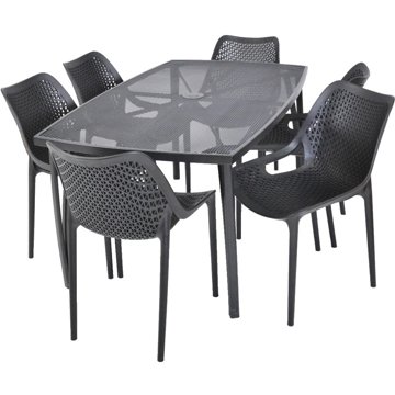 

ROJAPLAST Set zahradního nábytku ZWMT-24 zahradní stůl 1 + 6 zahradních židlí BILROS