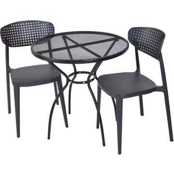 

ROJAPLAST Set zahradního nábytku ZWMT-06 zahradní stůl 1 + 2 zahradní židle AIRE