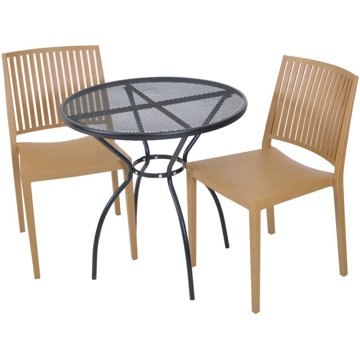 

ROJAPLAST Set zahradního nábytku ZWMT-06 zahradní stůl 1 + 2 zahradní židle BARS