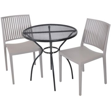 

ROJAPLAST Set zahradního nábytku ZWMT-06 zahradní stůl 1 + 2 zahradní židle BARS