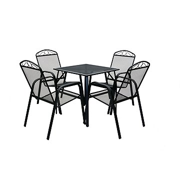 

ROJAPLAST Set zahradního nábytku ZWMT-70R zahradní stůl 1 + 4 zahradní židle ZWMC-31