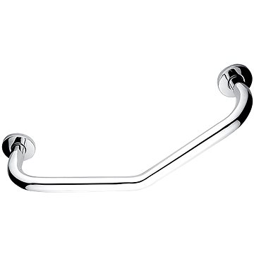 

Nimco Madlo do koupelny a WC - 425x25 mm nerez lomené nosnost 120 kg BM-7035L-18