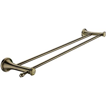 

NIMCO Lada držák na ručníky dvojitý 64 cm, staromosaz