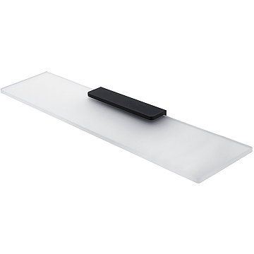 

Nimco Maya černá Police do koupelny a sprchy 60 cm – kov sklo MAC-29091B-60-90