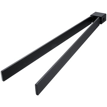 

NIMCO Kibo černý držák na ručníky otočný, 38 cm