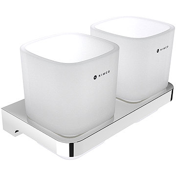 

Nimco Maya chrom Držák na kartáčky s pohárky MA-29058D-C-26