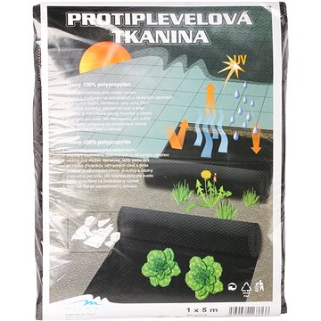 

ROSTETO Textilie tkaná, 1 x 5m, 90g/m2, černá