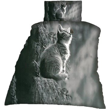 

Rosh 3D povlečení A kitten and a butterfly
