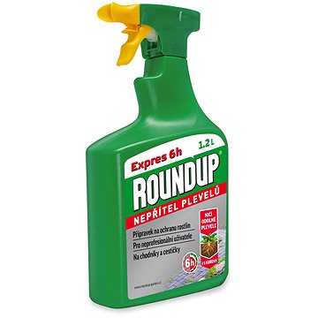 

ROUNDUP Herbicid pro chodníky a cestičky EXPRES 6h, 1.2 l