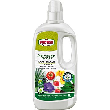 

SUBSTRAL Hnojivo tekuté PERFORMANCE ORGANICS - DŮM A BALKÓN, 1 l