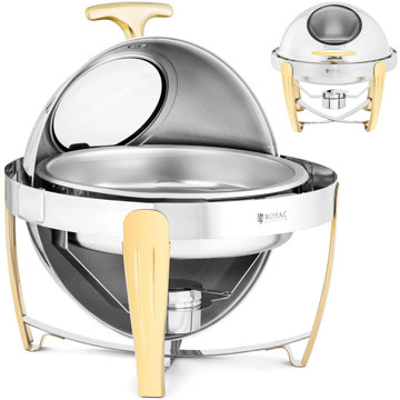 

Royal Catering kulatý ohřívač těstovin s víkem na kolečkách 6 l