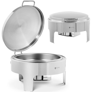 

Royal Catering kulatý stolní ohřívač těstovin s víkem pr. 39 cm, objem 5,8 l