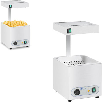 

Royal Catering ohřívač hranolků se sálavým teplem 850W RCWG-1500