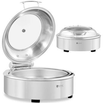 

Royal Catering vodní kruhový ohřívač potravin s okénkem pr.39 cm, objem 5,5 l