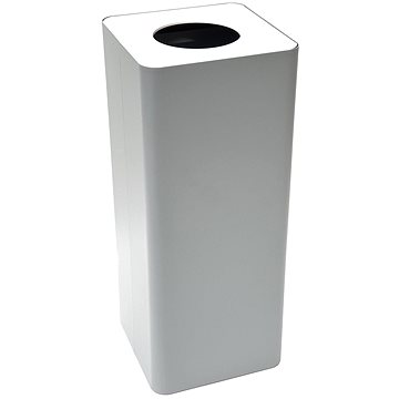 

Odpadkový koš na tříděný odpad Caimi Brevetti Centolitri G, 100 L , bílý, sklo