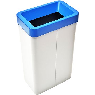 

Odpadkový koš na tříděný odpad Caimi Brevetti Maxi W,70 L, modrý, papír