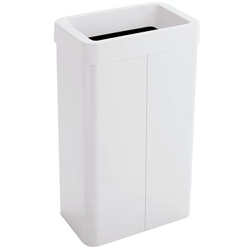 

Odpadkový koš na tříděný odpad Caimi Brevetti Maxi W,70 L, bílý, sklo čiré