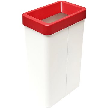 

Odpadkový koš na tříděný odpad Caimi Brevetti Maxi W,70 L, červený, elektro
