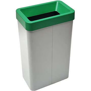 

Odpadkový koš na tříděný odpad Caimi Brevetti Maxi G,70 L, zelený, sklo barevné