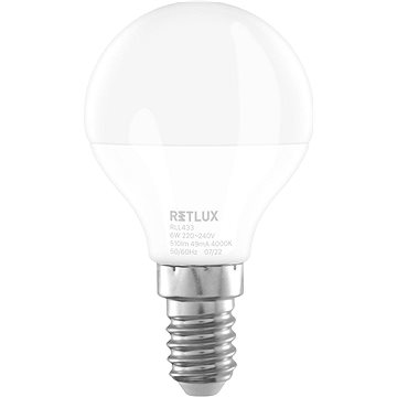 

RETLUX RLL 433 G45 E14 miniG 6W CW