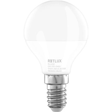 

RETLUX RLL 432 G45 E14 miniG 6W WW