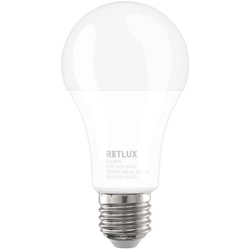 

RETLUX RLL 606 A60 E27 bulb 12W WW D
