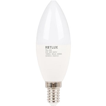 

RETLUX RLL 630 C37 E14 candle 8W CW D