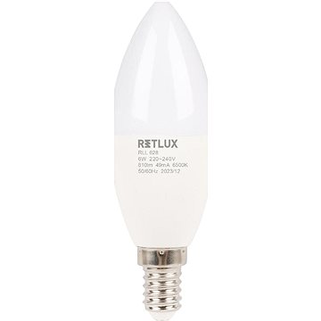 

RETLUX RLL 628 C37 E14 candle 6W DL D
