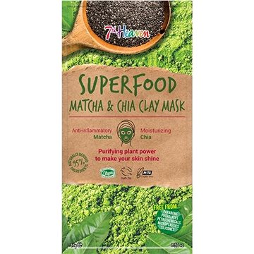 

7th Heaven Superfood Jílová maska Matcha & chia 10g