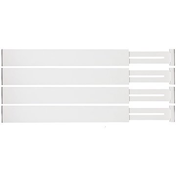 

RUHHY 25632 Organizér do zásuvky nastavitelný 42 - 56 cm, 4 ks, bílý
