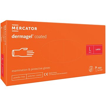 

MERCATOR MEDICATOR Dermagel Coated bílé 100 ks, vel. L
