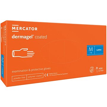 

MERCATOR MEDICATOR Dermagel Coated bílé 100 ks, vel. M