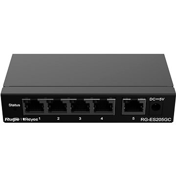 Ruijie Networks Reyee RG-ES205GC-P 5-Port Gigabit Cloud Managed POE+ Switch