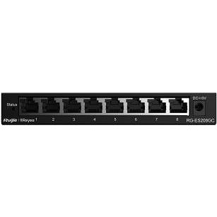 Ruijie Networks Reyee RG-ES208GC 8-Port Gigabit Smart Switch, 8 Gigabit RJ45 Ports